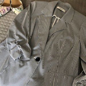 Jones Studio Striped Jacket Size 14W